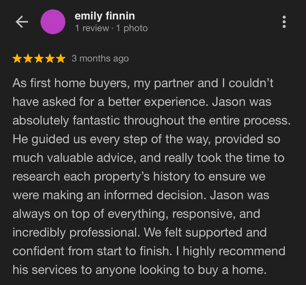 Client Review Client Review
